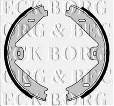 BORG & BECK bbs6417 -  Комплект тормозных колодок